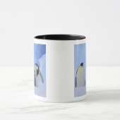 Antarctica. Emperor penguins & chick Mok (Midden)