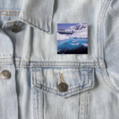 Antarctica. Expedition through icescape 2 Vierkante Button 5,1 Cm (In situ)