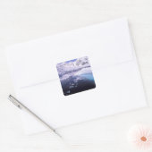 Antarctica. Expedition through icescape Vierkante Sticker (Envelop)