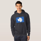 Antarctica Flag Hoodie (Voorkant volledig)