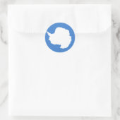 Antarctica Flag Ronde Sticker (Tas)