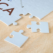 Antarctica For Adventure Travel poster map. Legpuzzel (Zijkant)