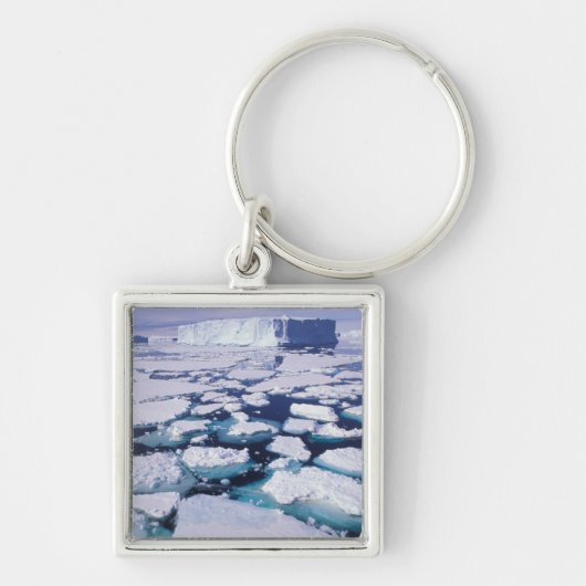 Antarctica, Ijsstroming. Sleutelhanger (Voorkant)