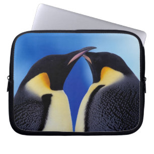 Antarctica, keizerspinguïns laptop sleeve