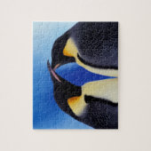 Antarctica, keizerspinguïns legpuzzel (Verticaal)