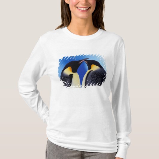 Antarctica, keizerspinguïns t-shirt (Voorkant)