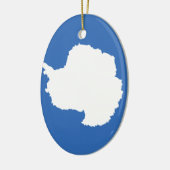 Antarctica Keramisch Ornament (Links)