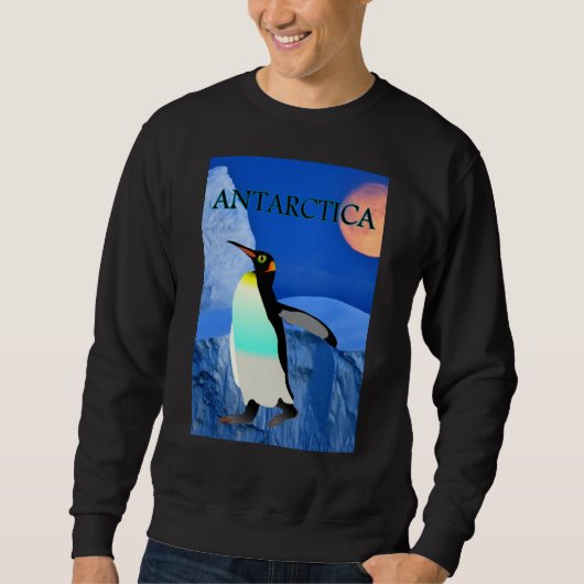 Antarctica Klimaatverandering Gletsjer Pinguïn en  Trui (Voorkant)