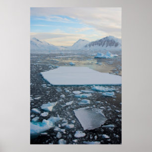 Antarctica. nabij Adelaide Island. De Golf 2 Poster