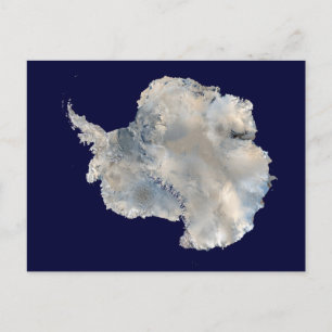 Antarctica (NASA Blue Marble Imagery) Briefkaart