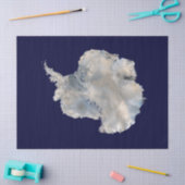 Antarctica (NASA Blue Marble Imagery) Tissuepapier (Craft)