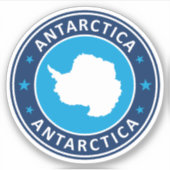 Antarctica Sticker (Voorkant)