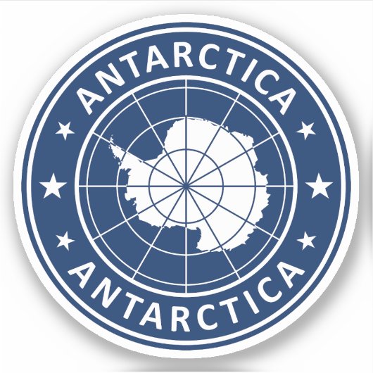 Antarctica Sticker (Voorkant)