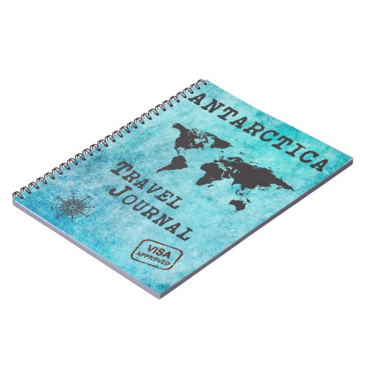Antarctica Travel Journal Vacking Planner Notitieboek (Linkerzijde)
