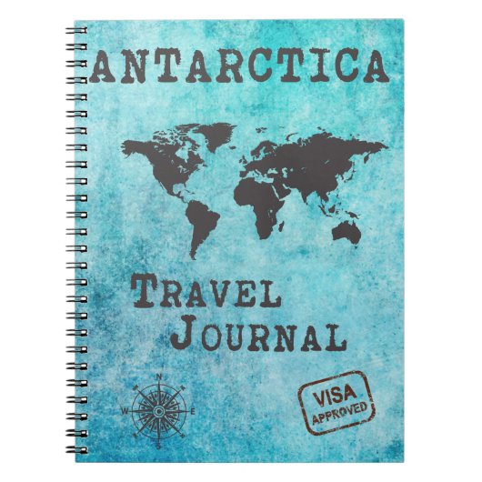 Antarctica Travel Journal Vacking Planner Notitieboek (Voorkant)