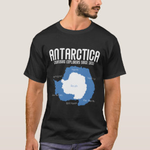 Antarctica verwarrende ontdekkingsreizigers sinds t-shirt