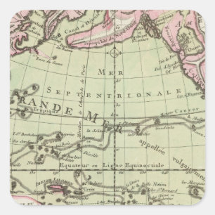 Antarctica Vierkante Sticker