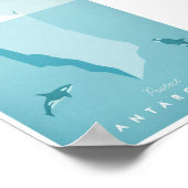 Antarctica Vintage Travel Poster (Hoek)