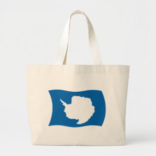 Antarctica Vlag Boodschappentas Grote Tote Bag