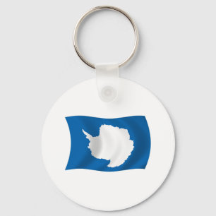 Antarctica Vlag Sleutelhanger