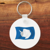Antarctica Vlag Sleutelhanger (Voorkant)