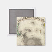 Antarctica, zuidelijk halfrond magneet (Voorkant / Achterkant)