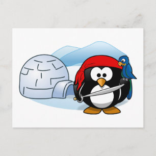 Antarctische Pitate Penguin Briefkaart