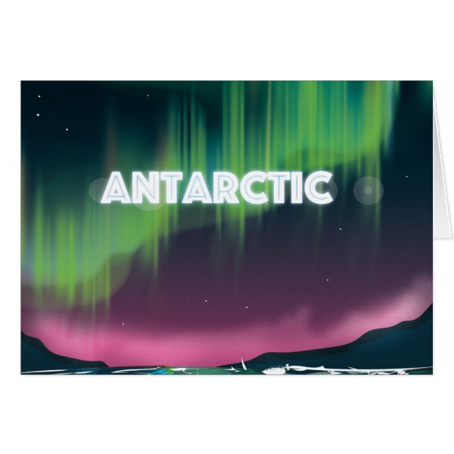 Antarctische reisposter (Voorkant Horizontaal)