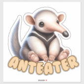 ANTEATER - STICKER DE NURSERY (Feuille)