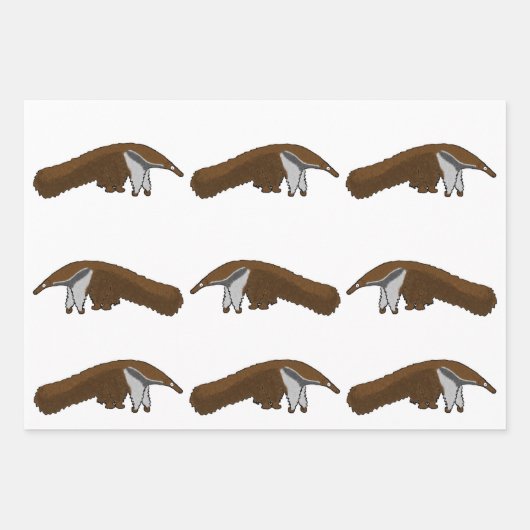 Anteater wrapping paper (Voorkant)