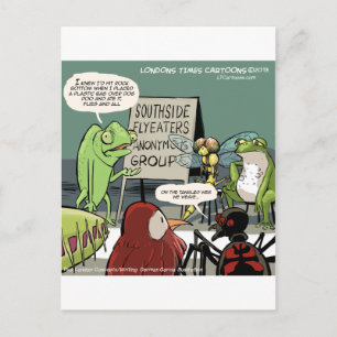 Anteaters Anonymous 12-Step Funny Briefkaart