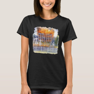 Antebellum-herepaleis | Brand uit in Nottoway Reso T-shirt