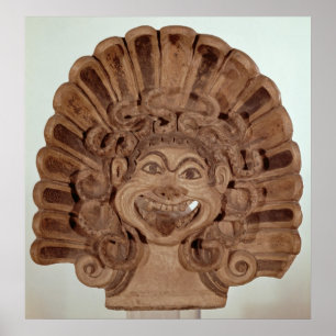 Antefix met het hoofd van een gorgon poster