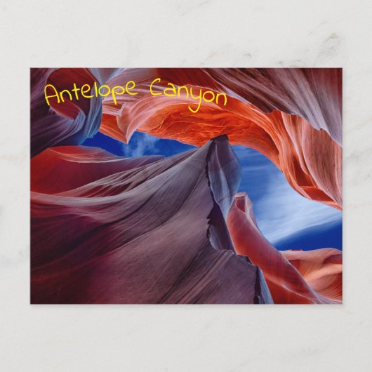 Antelope Canyon Arizona Briefkaart (Voorkant)