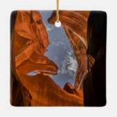 Antelope Canyon Arizona Keramisch Ornament (Achterkant)