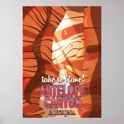 Antelope Canyon Arizona poster voyage (Devant)
