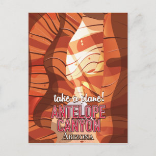 Antelope Canyon Arizona reisposter Briefkaart