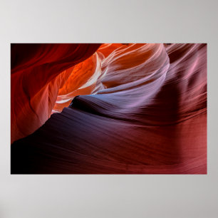 Antelope canyon canyon zandsteen poster