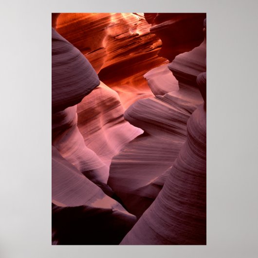 Antelope Canyon-formaties Poster (Voorkant)