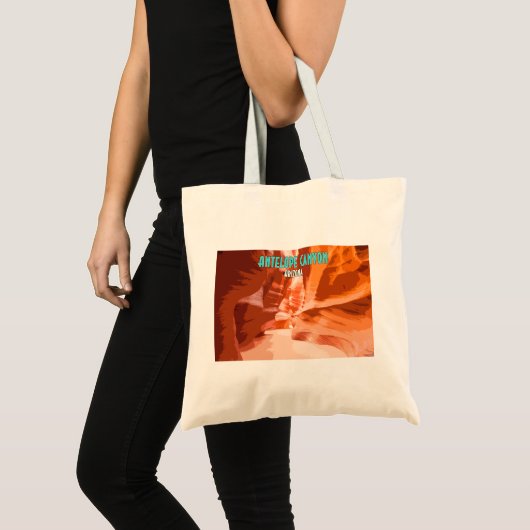 Antelope Canyon Page Arizona Tote Bag (Voorkant (product))