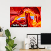 Antelope Canyon, Page, Arizona, Verenigde Staten Poster (Thuiskantoor)