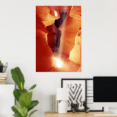Antelope Canyon Poster (Thuiskantoor)