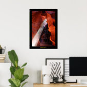 Antelope Canyon Poster (Thuiskantoor)
