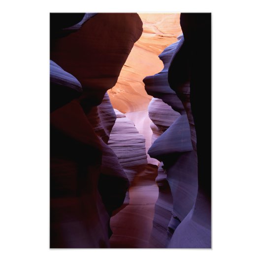 Antelope Canyon Print Foto Afdruk (Voorkant)