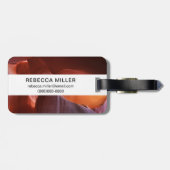 Antelope Canyon-sleufformaties Bagagelabel (Achterkant horizontaal)