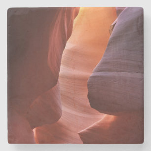 Antelope Canyon-spleetformaties Stenen Onderzetter