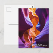 Antelope Canyon, Verenigde Staten Briefkaart (Voorkant / Achterkant)