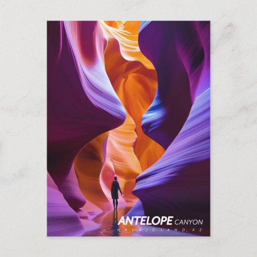 Antelope Canyon, Verenigde Staten Briefkaart (Voorkant)