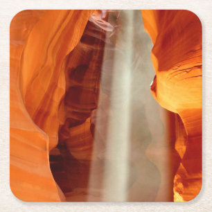 Antelope Canyon Vierkante Kartonnen Onderzetter