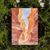 Antelope Canyon Waterverf Briefkaart
